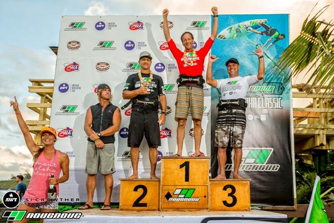 The NoveNove Maui Aloha Classic AWT Masters Winners © American Windsurfing Tour / Sicrowther